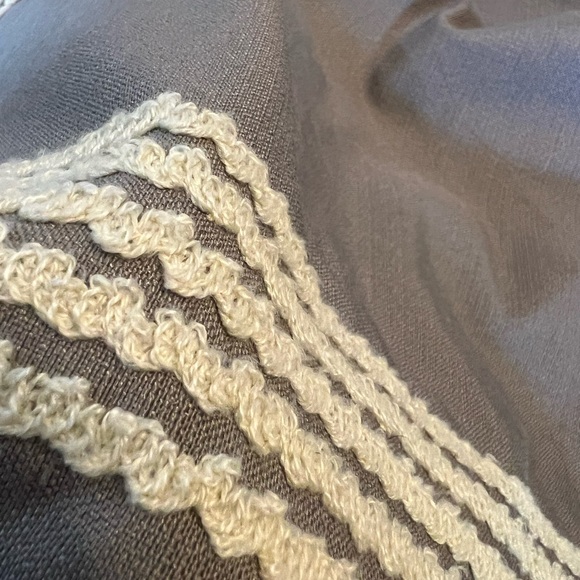 6 Piece Madison Park King Size Duvet Comforter Bedding Set Gray White Home Decor - Picture 15 of 16